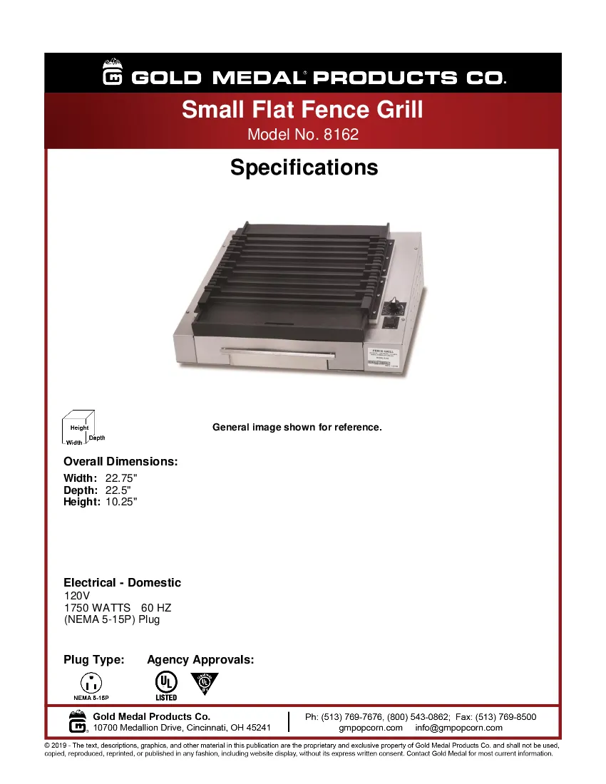 gold-medal-products-8162specsheet.pdf