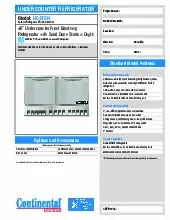continental-refrigerator-uc48snspecsheet.pdf