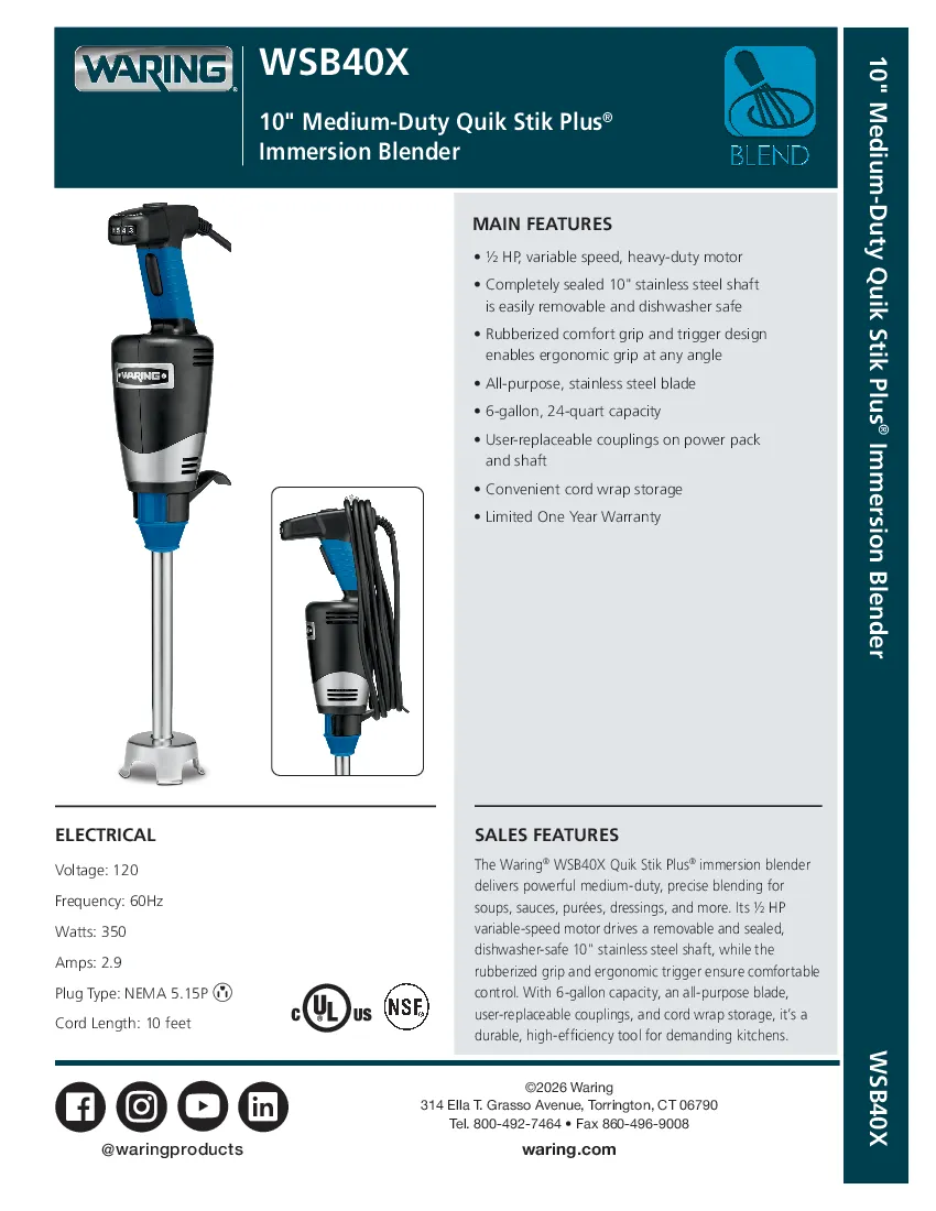 waring-wsb40xspecsheet.pdf