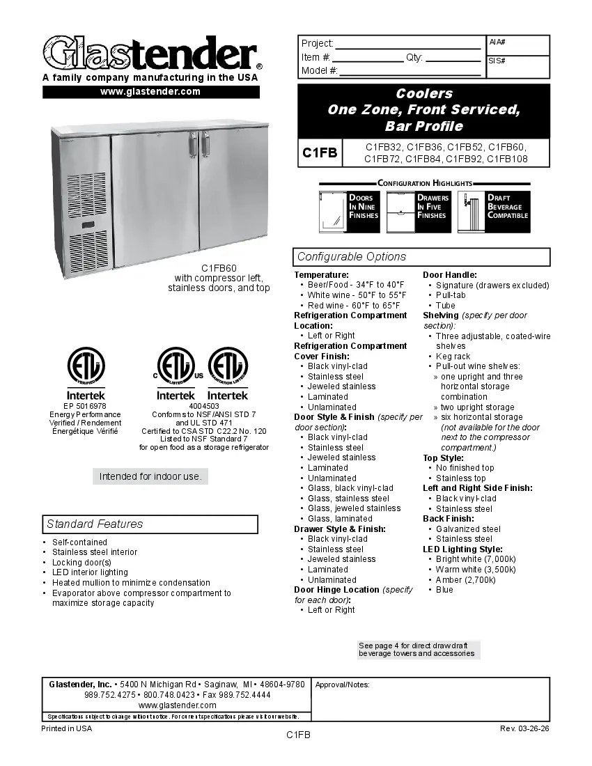 glastender-c1fb92specsheet.pdf
