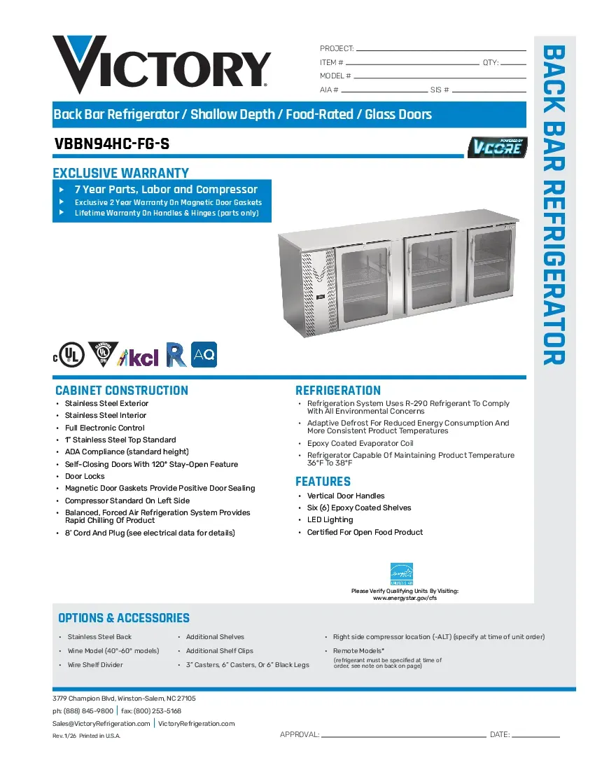 victory-refrigeration-vbbn94hc-fg-sspecsheet.pdf