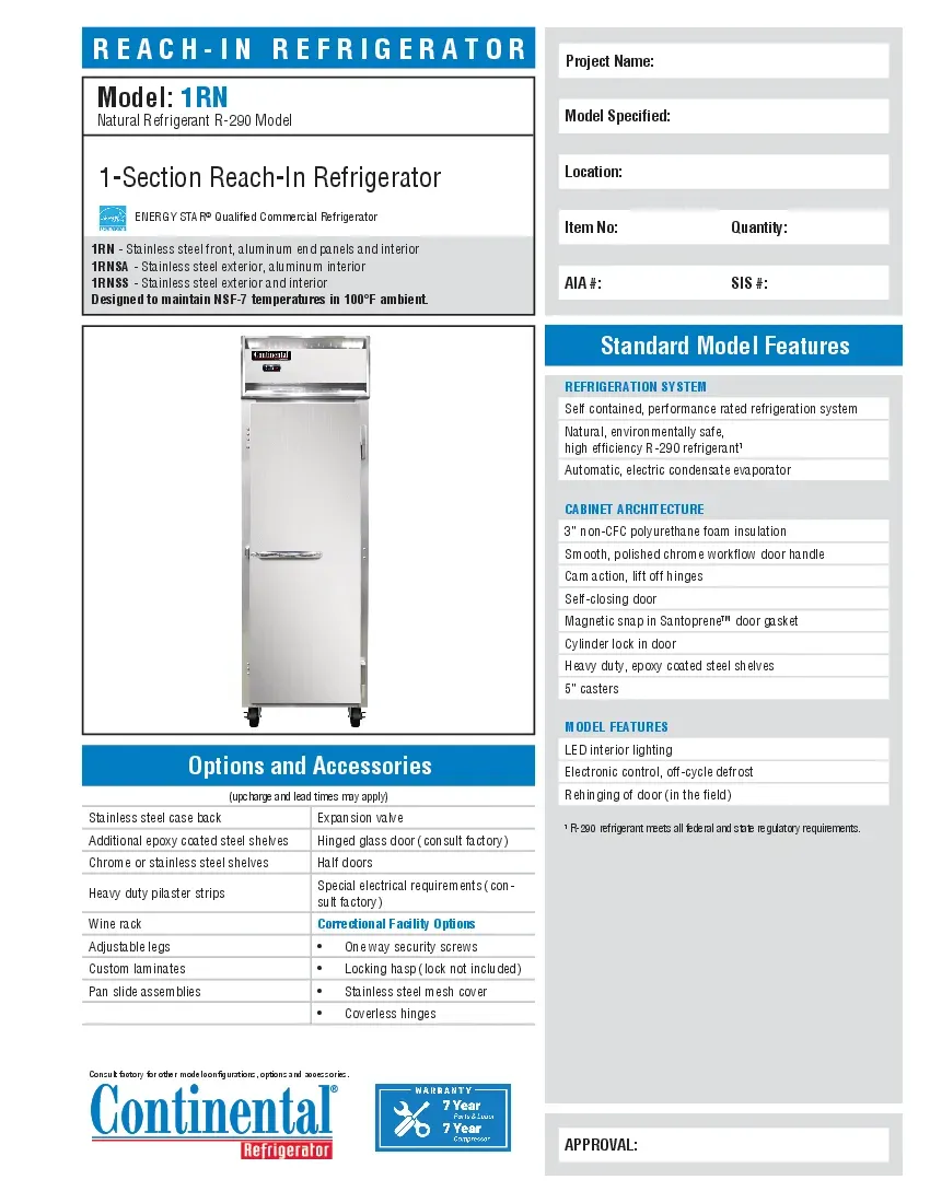 continental-refrigerator-1rnspecsheet.pdf