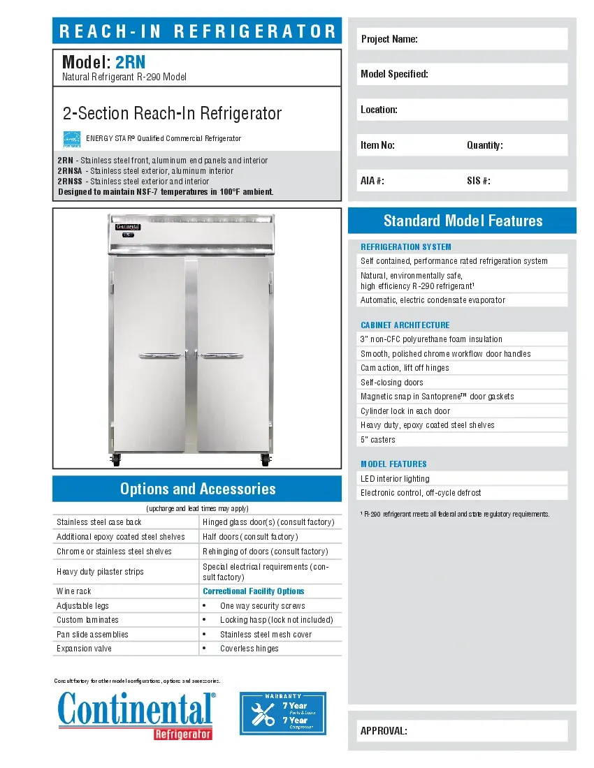 continental-refrigerator-2rnssspecsheet.pdf