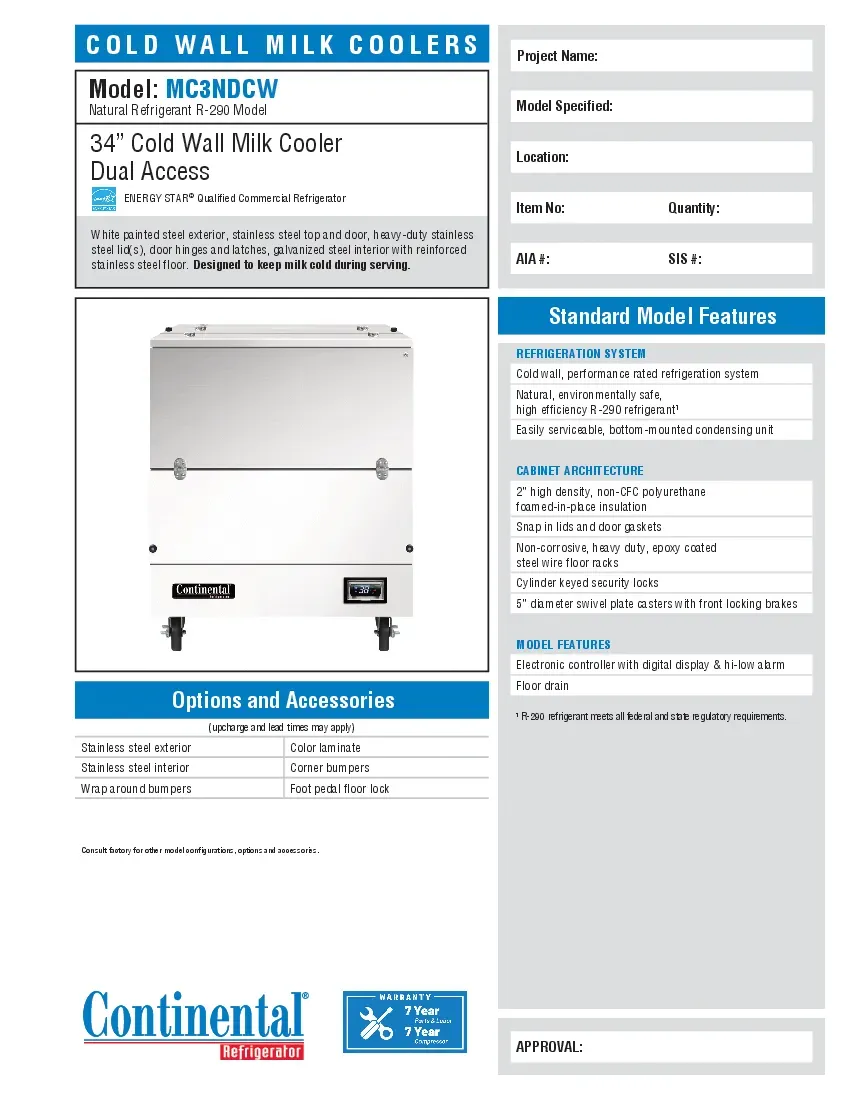 continental-refrigerator-mc3ndcwspecsheet.pdf