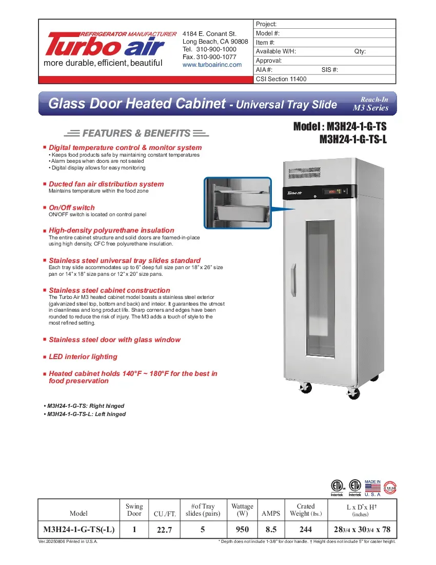 turbo-air-m3h24-1-g-ts-lspecsheet.pdf