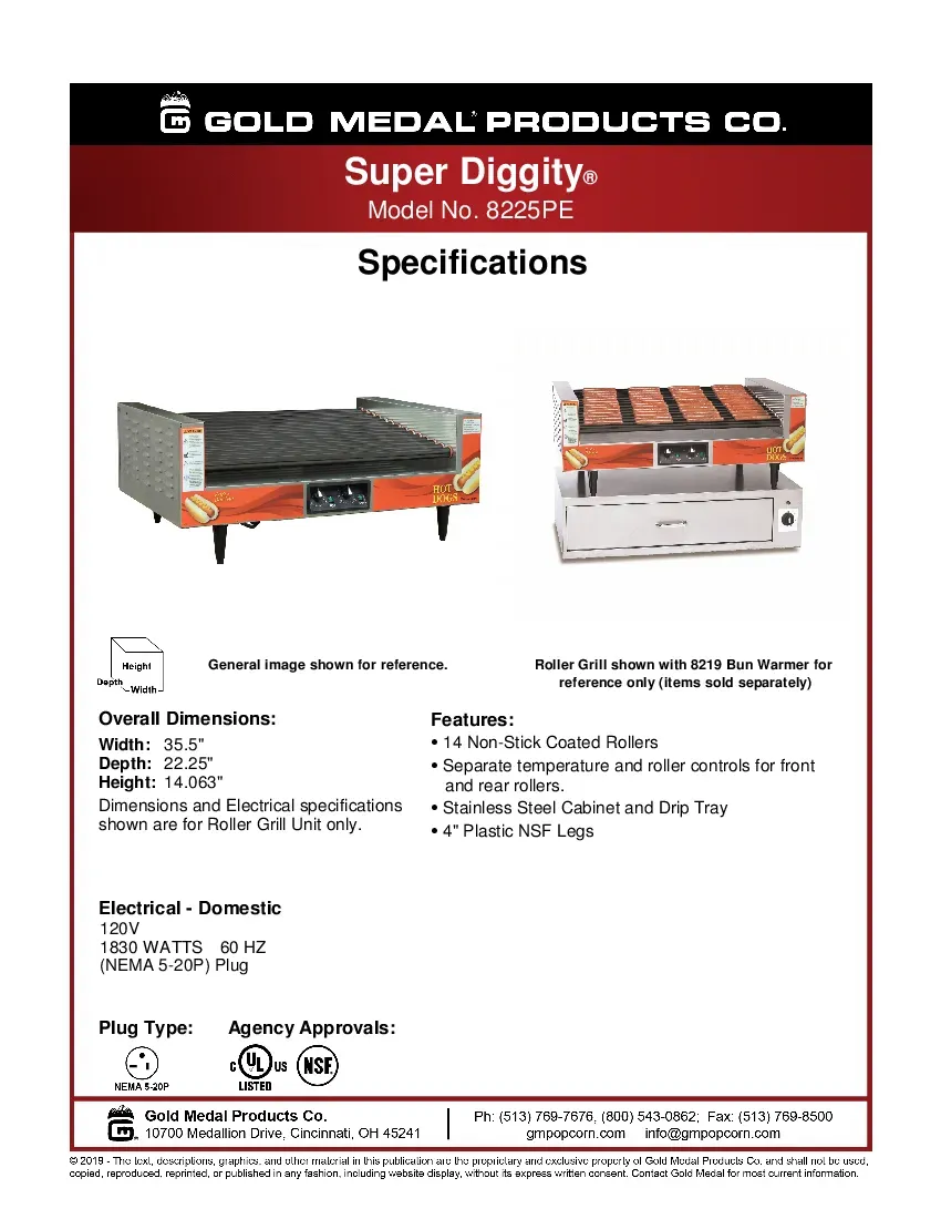 gold-medal-products-8225pespecsheet.pdf