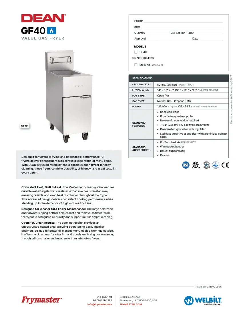 frymaster-gf40specsheet.pdf
