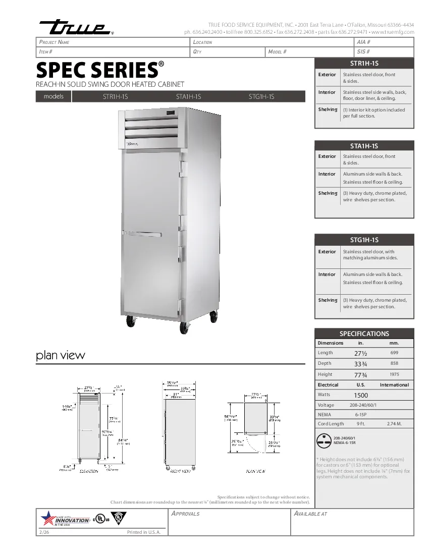 true-stg1h-1sspecsheet.pdf