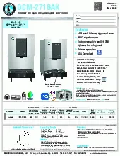 hoshizaki-dcm-271bakspecsheet.pdf