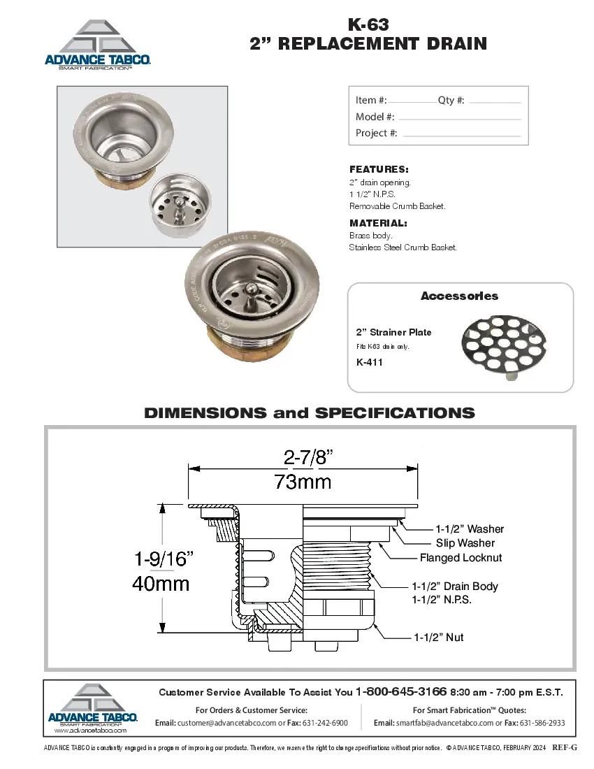 advance-tabco-k-411specsheet.pdf