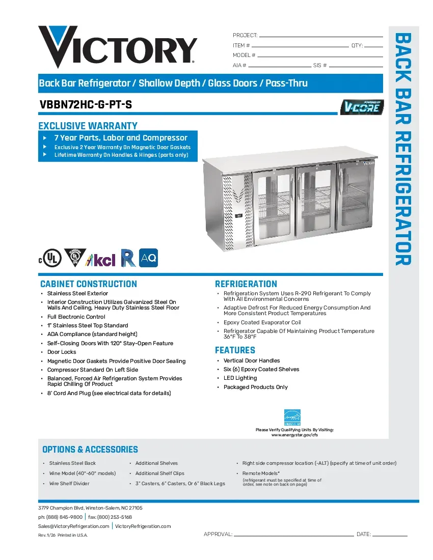 victory-refrigeration-vbbn72hc-g-pt-sspecsheet.pdf