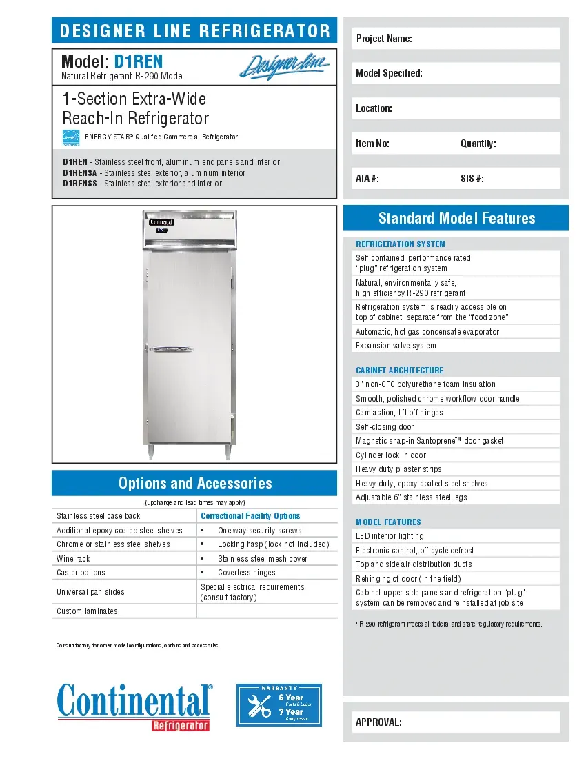 continental-refrigerator-d1renspecsheet.pdf