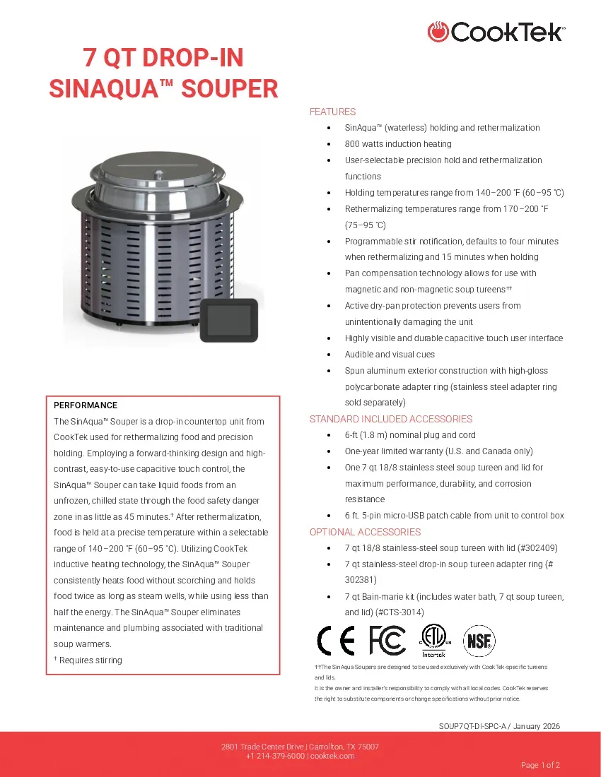 cooktek-677101specsheet.pdf