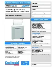 continental-refrigerator-d27n12mspecsheet.pdf