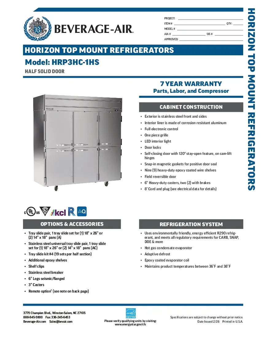 beverage-air-hrp3hc-1hsspecsheet.pdf