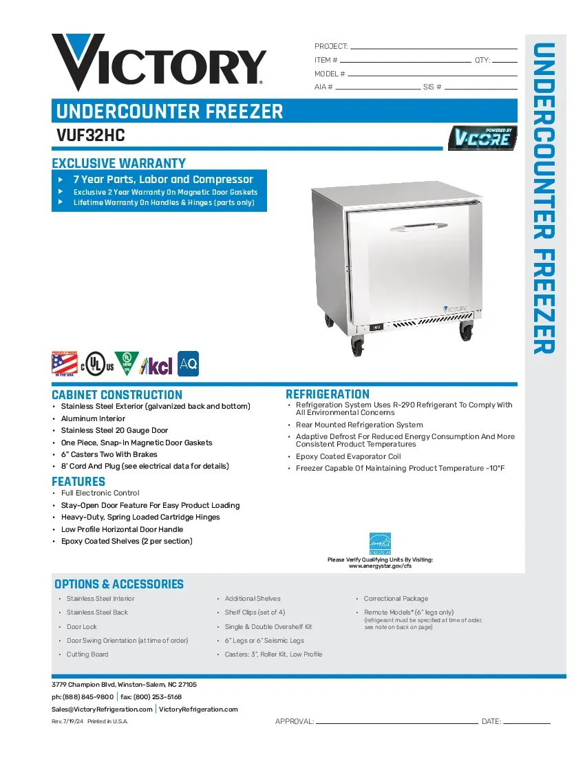 victory-refrigeration-vuf32hcspecsheet.pdf