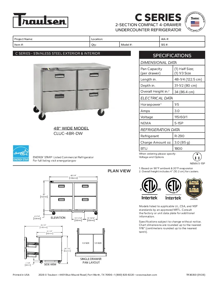 traulsen-cluc-48r-dwspecsheet.pdf