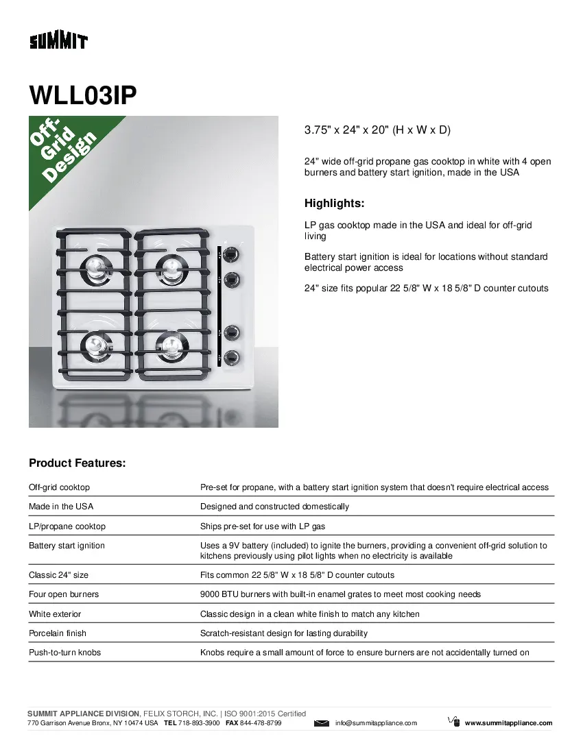 summit-commercial-wll03ipspecsheet.pdf