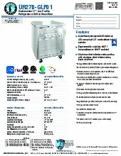 hoshizaki-ur27b-glp01specsheet.pdf