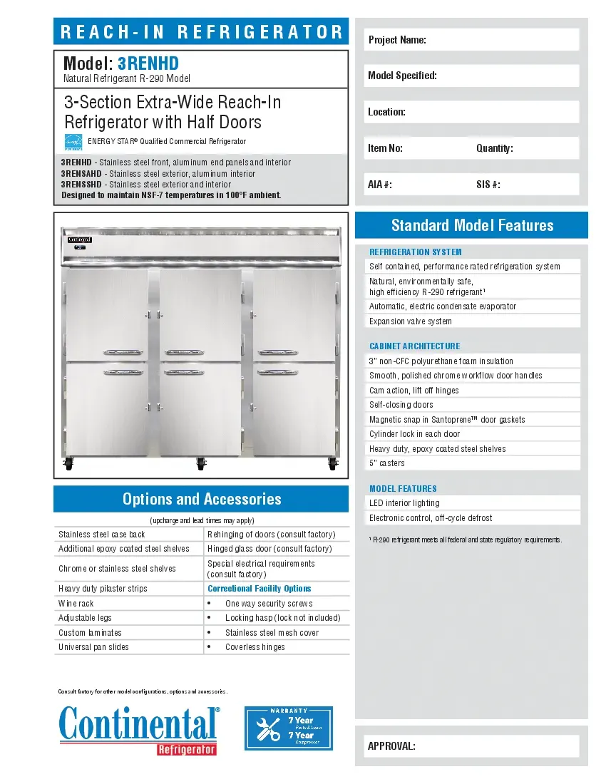 continental-refrigerator-3rensshdspecsheet.pdf