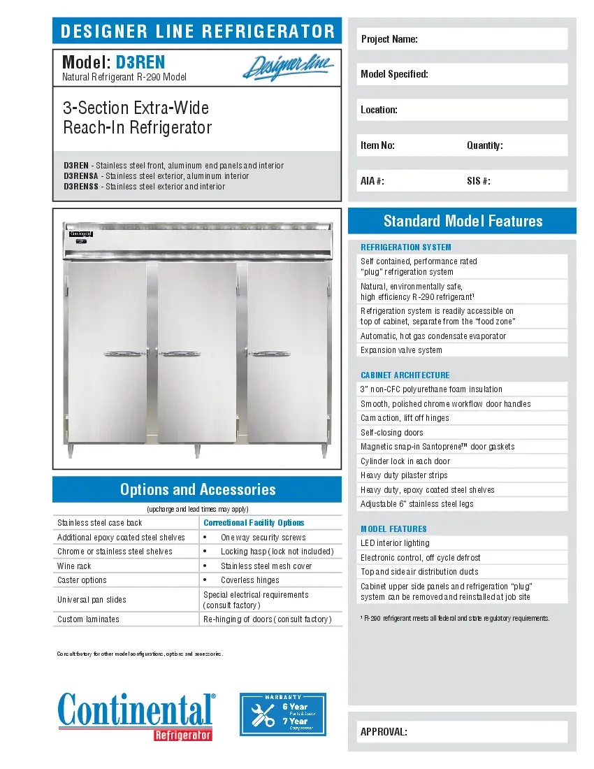 continental-refrigerator-d3renspecsheet.pdf