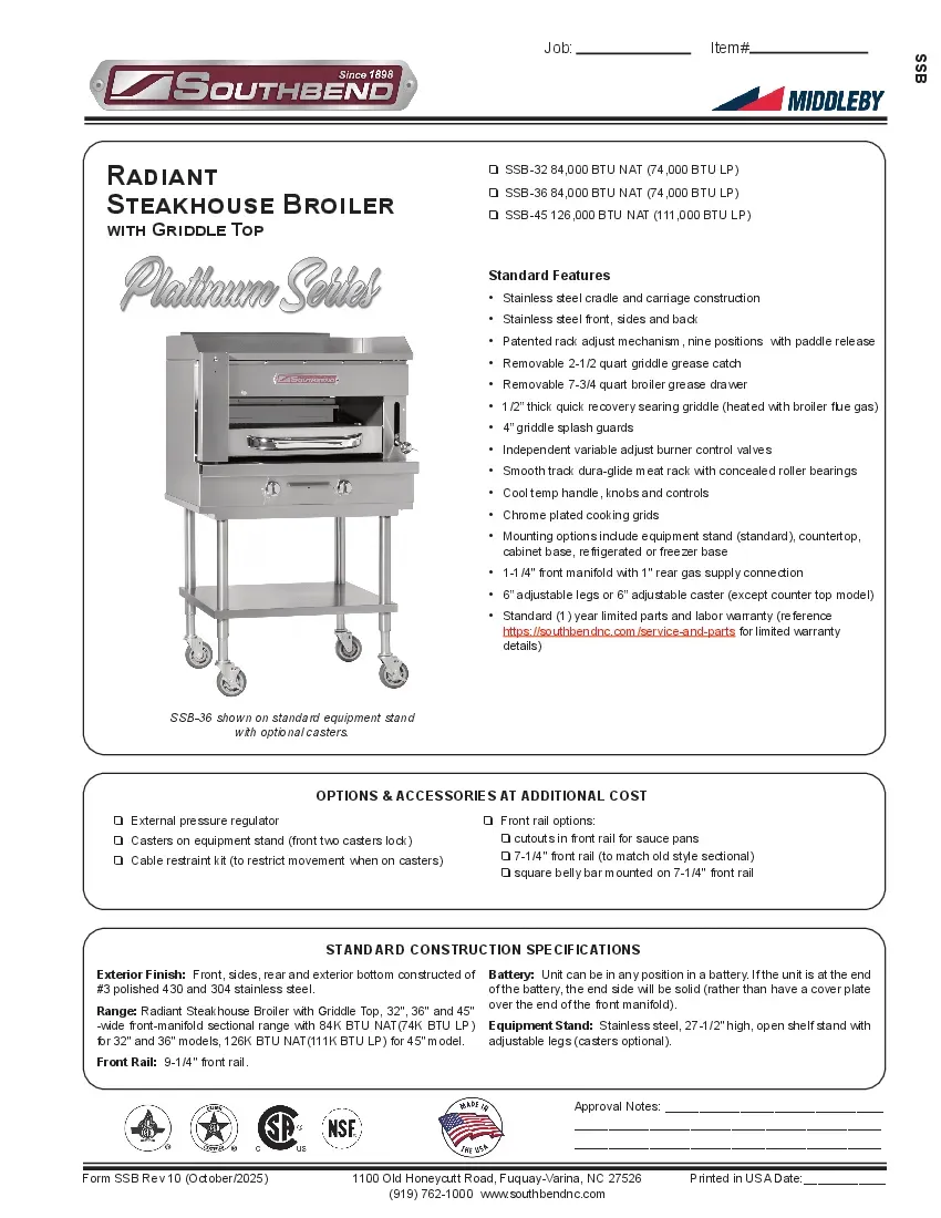 southbend-ssb-45specsheet.pdf
