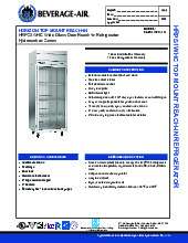 beverage-air-hrps1whc-1gspecsheet.pdf