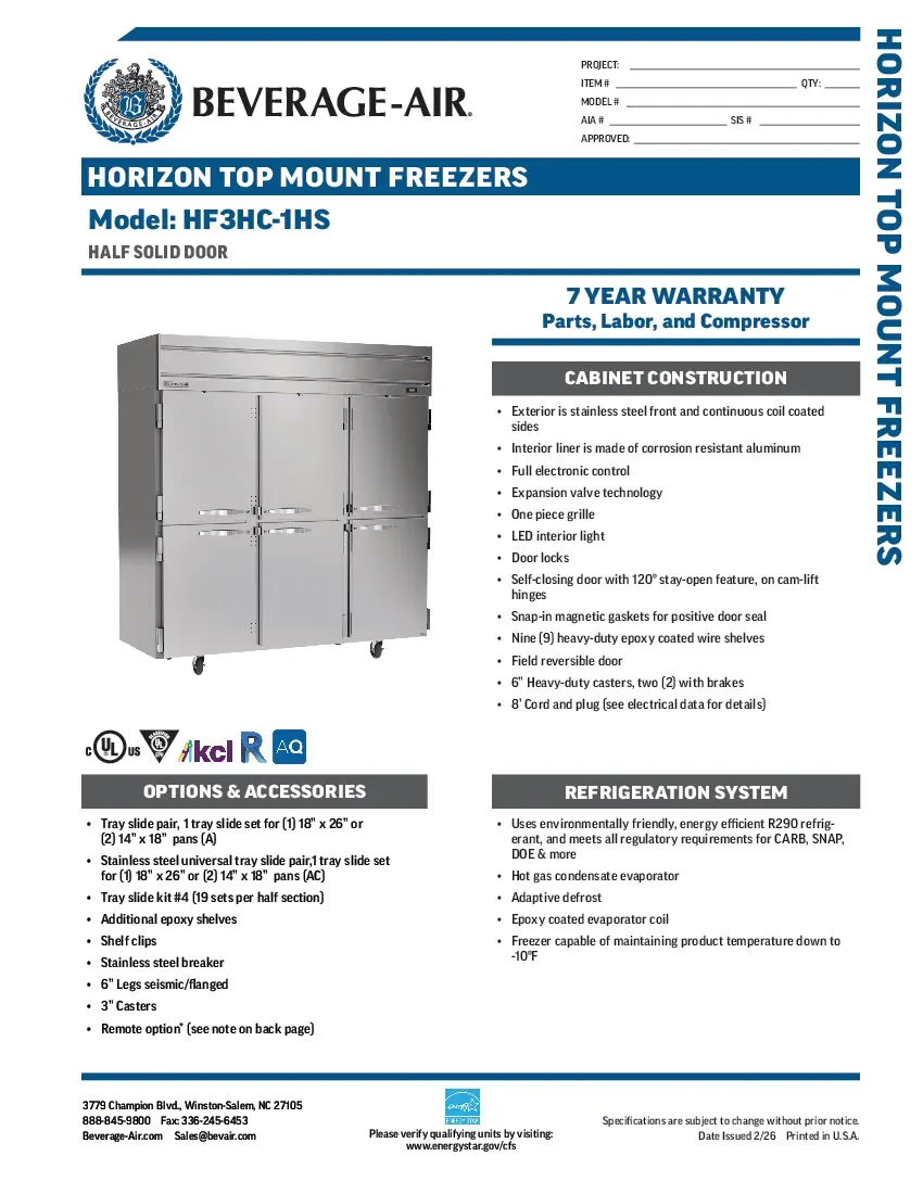 beverage-air-hf3hc-1hsspecsheet.pdf