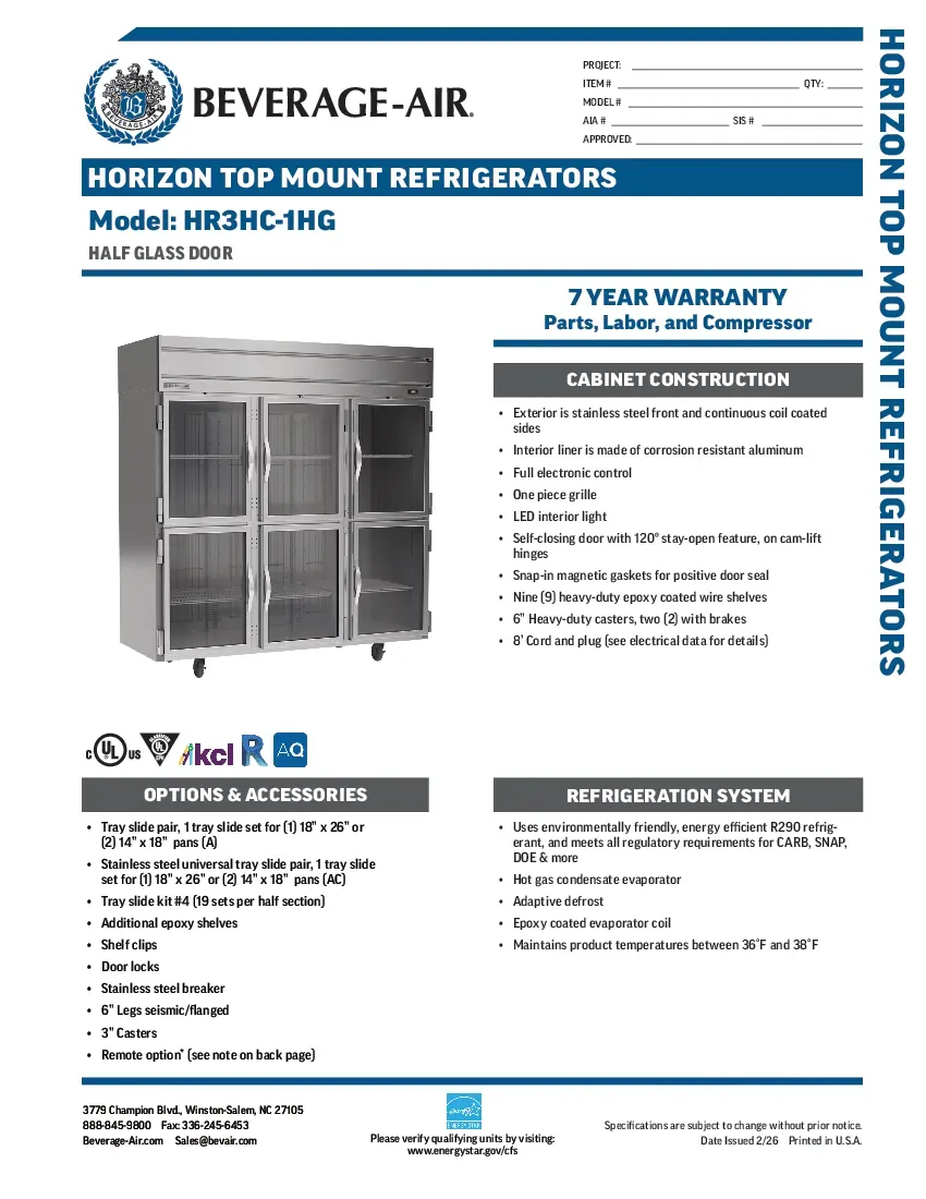 beverage-air-hr3hc-1hgspecsheet.pdf