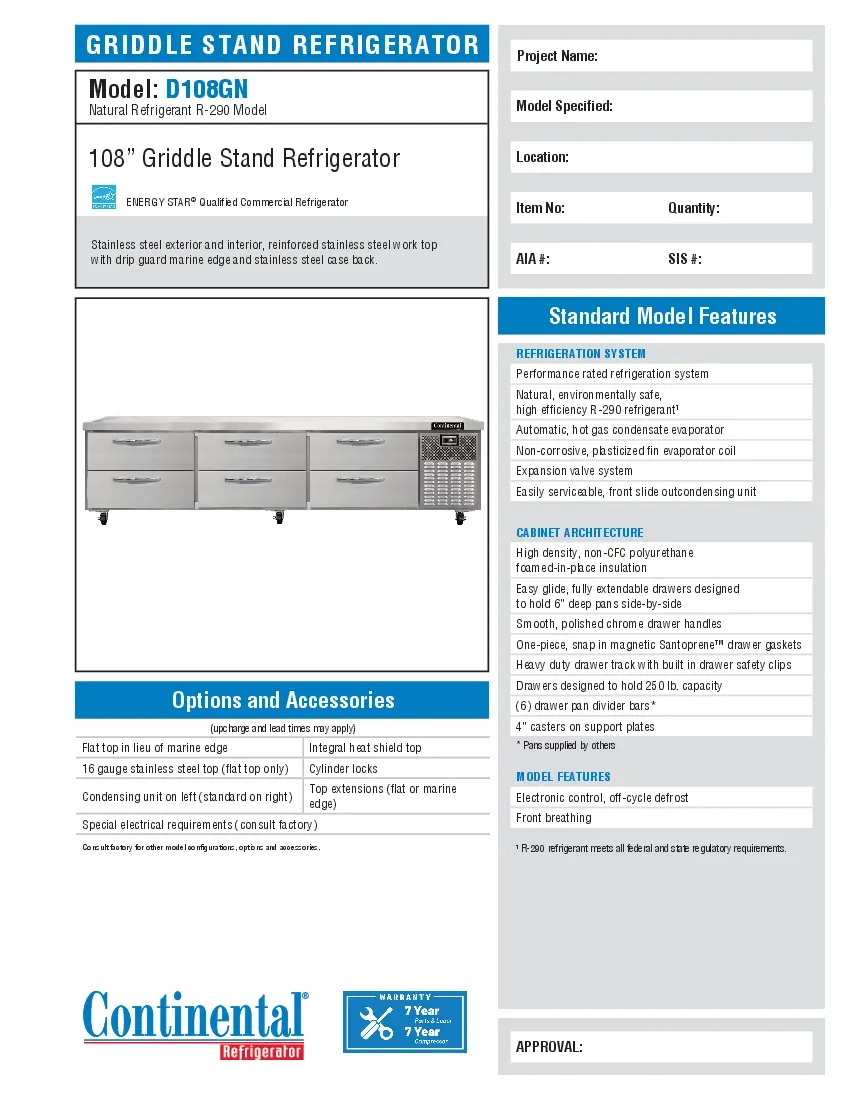 continental-refrigerator-d108gnspecsheet.pdf