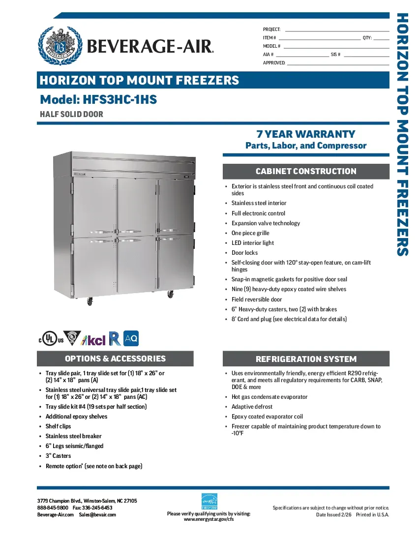 beverage-air-hfs3hc-1hsspecsheet.pdf