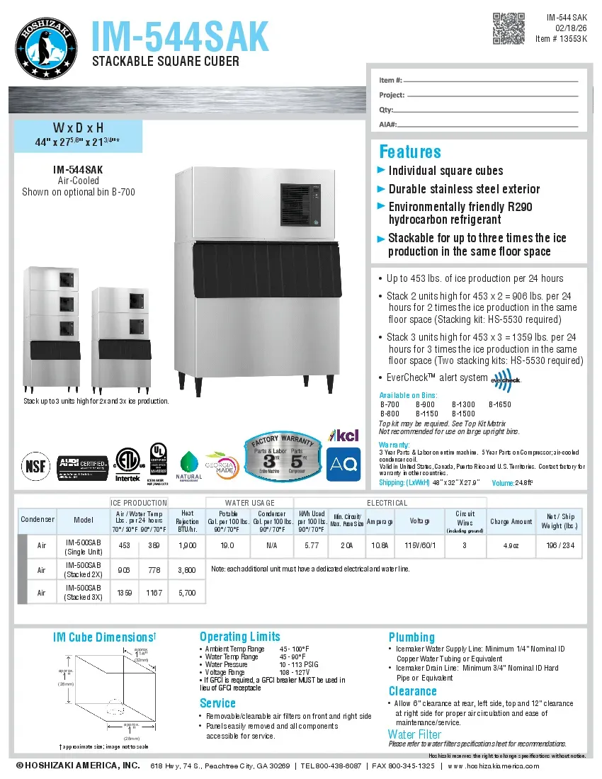 hoshizaki-im-544sakspecsheet.pdf