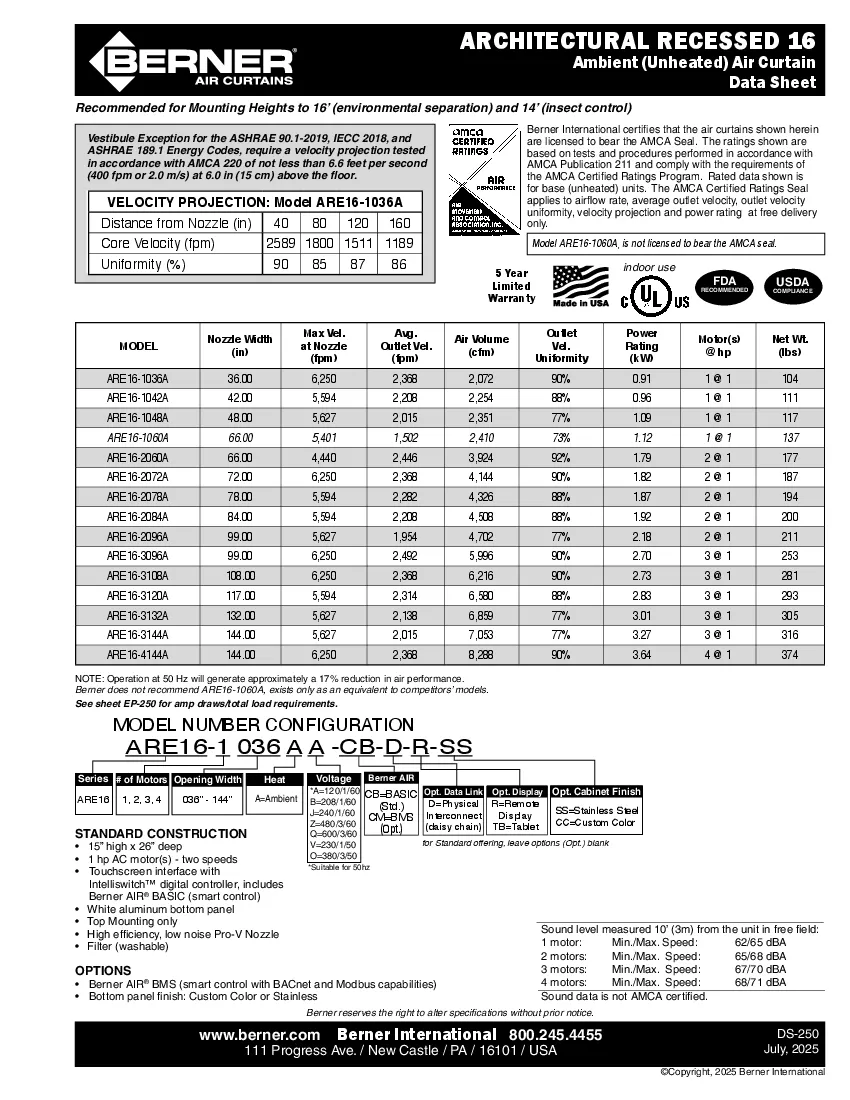 berner-are16-1042a-1specsheet.pdf