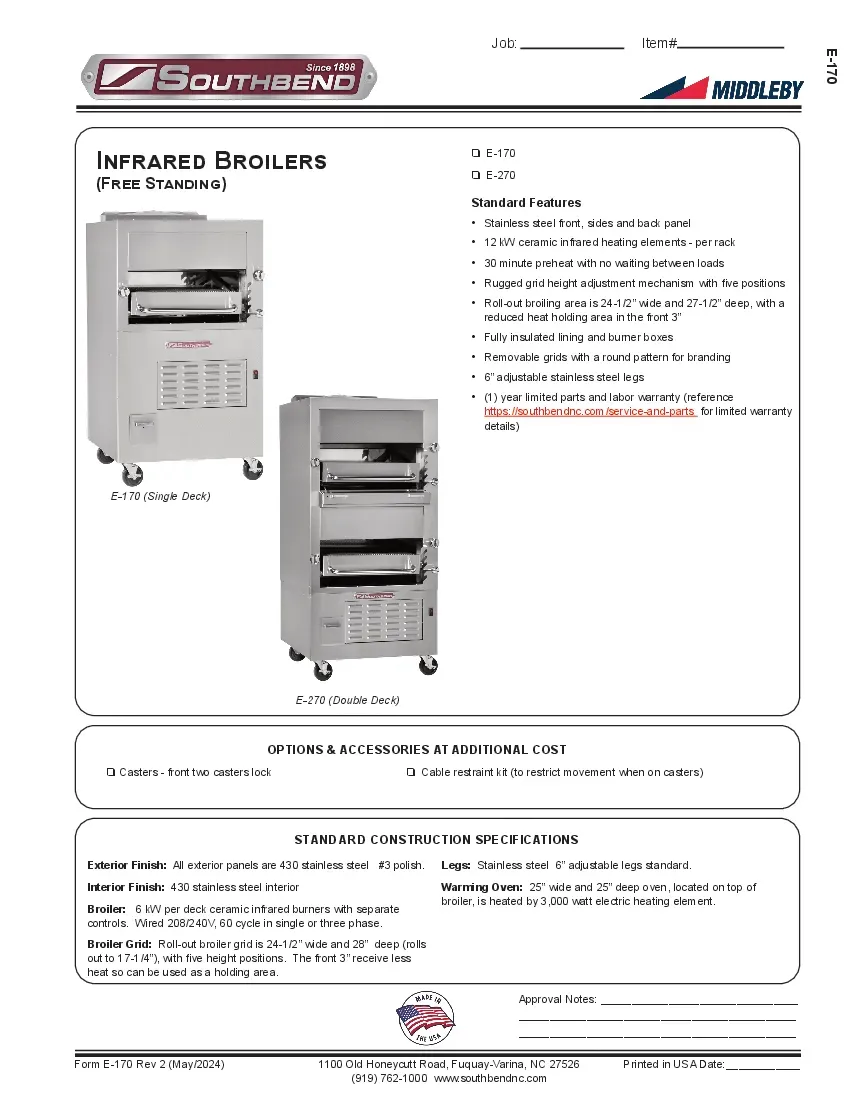 southbend-e-270specsheet.pdf