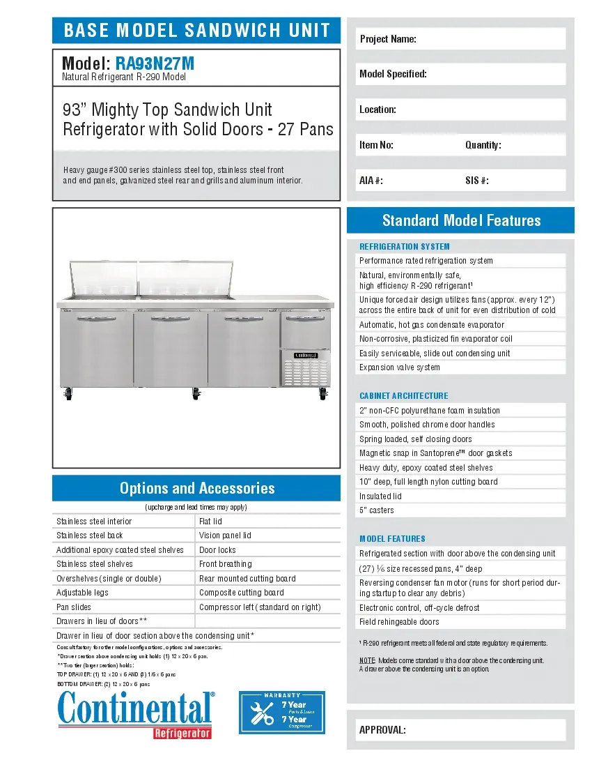 continental-refrigerator-ra93n27mspecsheet.pdf