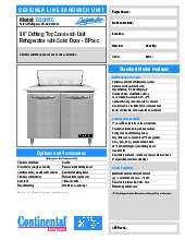 continental-refrigerator-d36n8cspecsheet.pdf