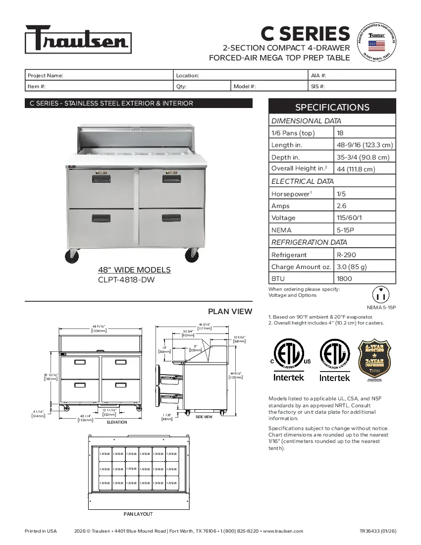 traulsen-clpt-4818-dwspecsheet.pdf