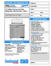 continental-refrigerator-d32n8cspecsheet.pdf