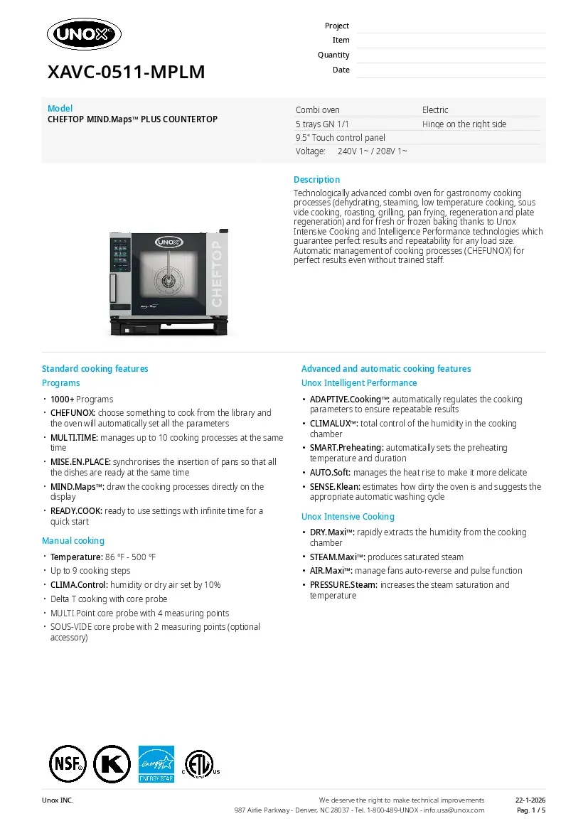 unox-xavc-0511-mplmspecsheet.pdf