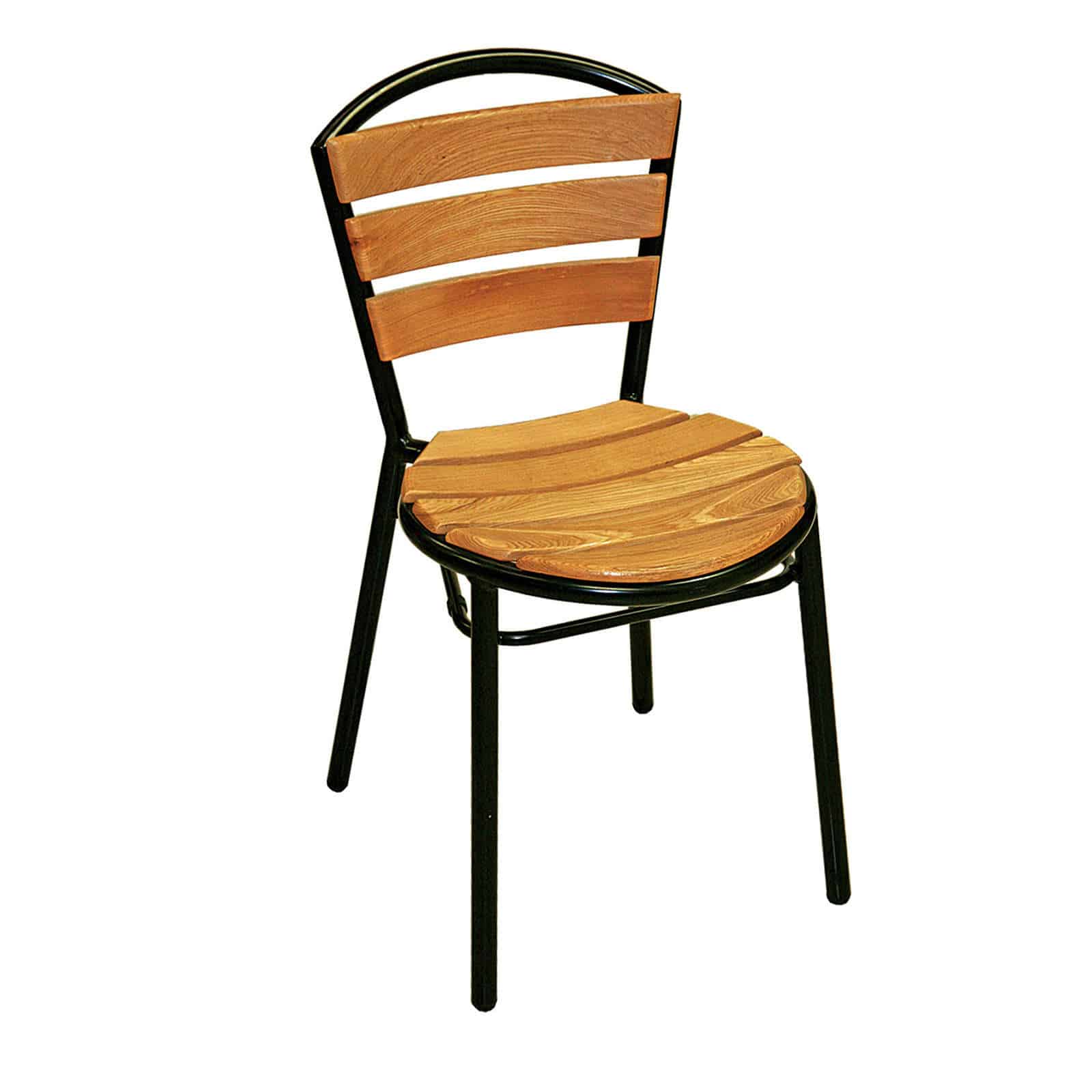 Florida Seating Al 308 Black Teak Side Chair At Ckitchen Com