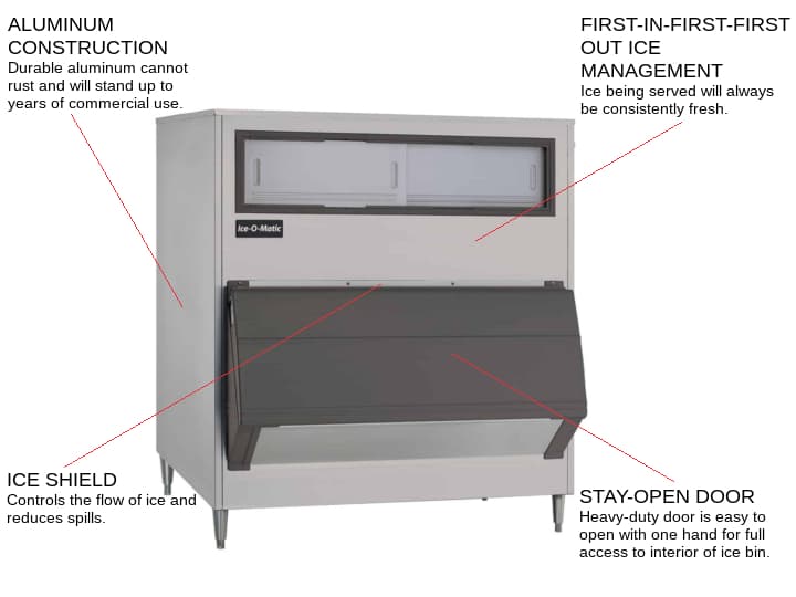 Ice-O-Matic B1300-48 Ice Bin