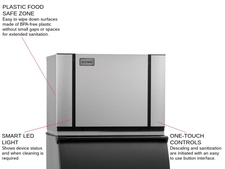 ICE-O-Matic CIM0530HR 30.25 Half-Dice Ice Maker, Cube-Style - 500-600 lb/24 Hr Ice Production, Air-Cooled, 115 Volts