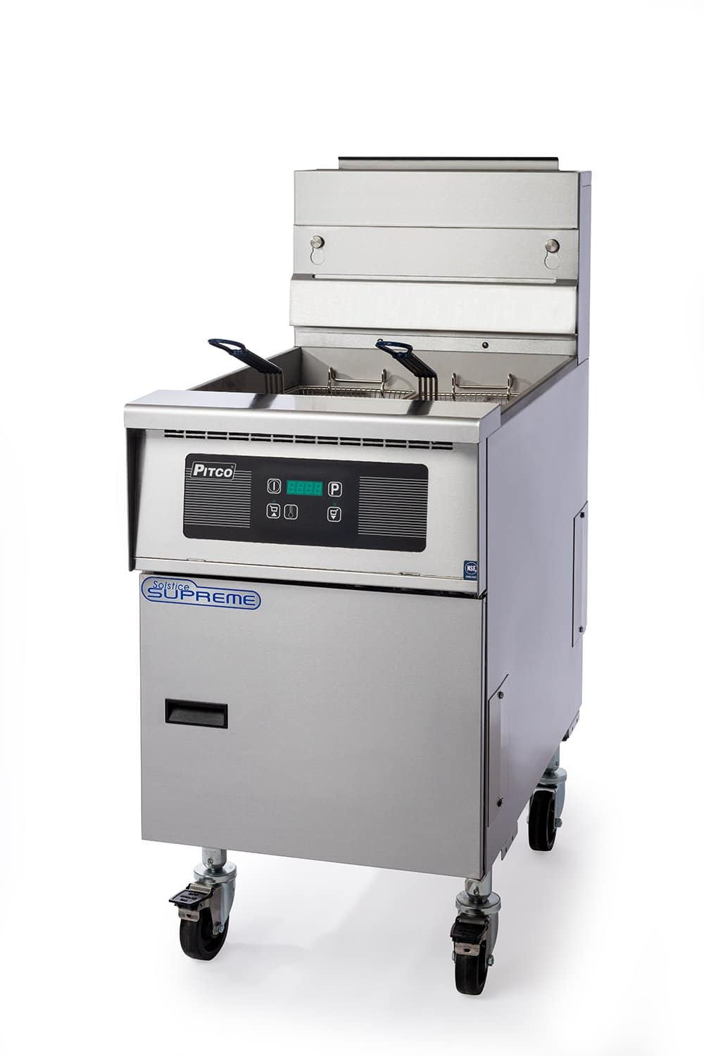 Pitco Ssh75 2fd Solstice Supreme 2 75 Lb Full Tanks Gas Floor Fryer