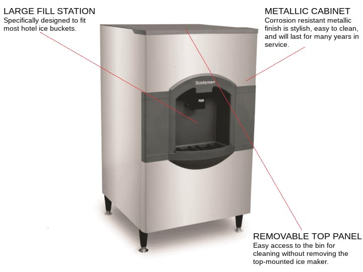 Scotsman HD30B-1 iceValet Hotel/Motel Ice Dispenser