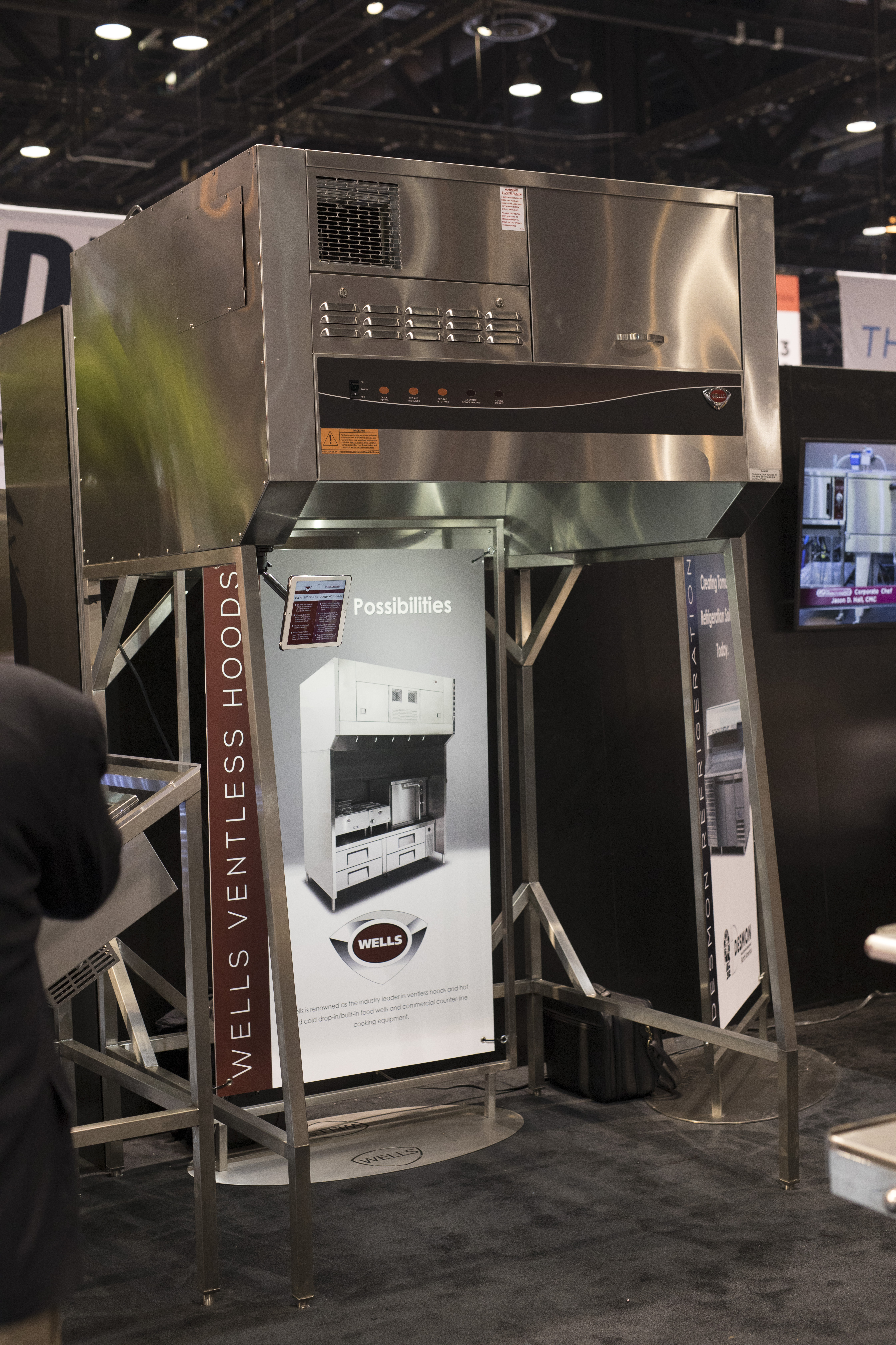 Wells WVU48 Universal Ventless Hood