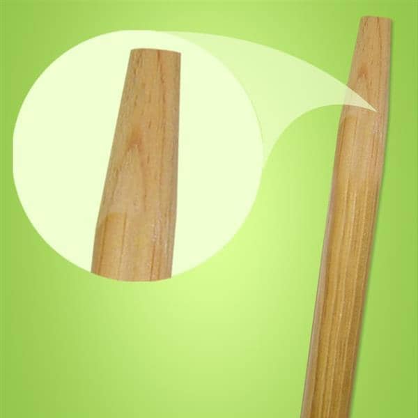 RJ Schinner 01113-EA ABCO 60x1 1/8 Tapered Wood Clear Lacquered Handle