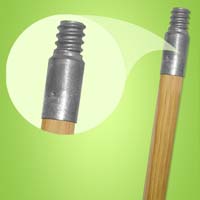 RJ Schinner 01123-EA ABCO 60 x 1 1/8 Metal Thread Wood Handle 7/8 Metal Tip Clear Lacquered
