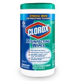 RJ Schinner 15949 Clorox Disinfecting Wipes 7x8" 75 ct canisters Fresh Scent
