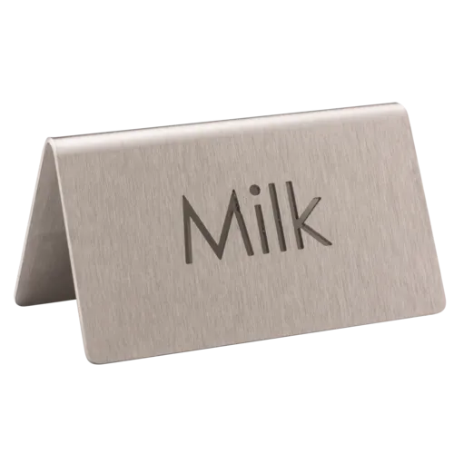 Service Ideas 1C-BF-MILK-MOD Beverage ID Tent