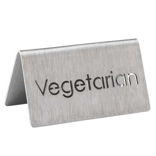 Service Ideas Service Ideas 1C-BF-VEGETARN-MOD Beverage ID Tent